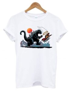 Godzlla Nets Mothra T shirt ZNF08