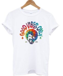 Good Vibes Only Bob Ross T Shirt ZNF08