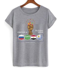 Group A of the Russia 2018 T Shirt ZNF08