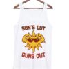 Guns Out Racerback TankTop ZNF08