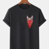 Hidden Cat Short Sleeve Basic T-shirts THD