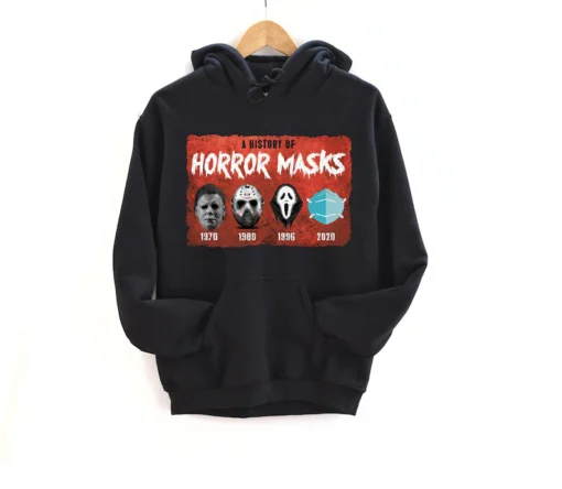 Horror Friends Halloween Funny COVID Sweatshirt