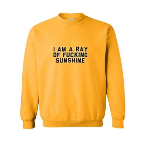 I am a ray of fucking sunshine sweatshirt ZNF08