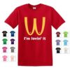 I'M LOVIN' IT MCDONALD'S PARODY BOOBIES SHIRT THD