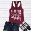 I'll be you shot of whiskey TANK TOP ZNF08