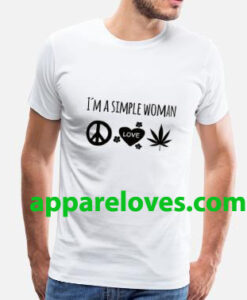 Im A Simple Woman T Shirts THD