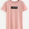 I’m Fine T-Shirt ZNF08