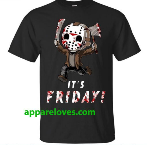 Jason Voorhees T-shirt It's Friday T-shirt Friday thd