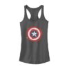 Juniors' Marvel Captain America Spray Paint Logo Graphic Tank ZNF08