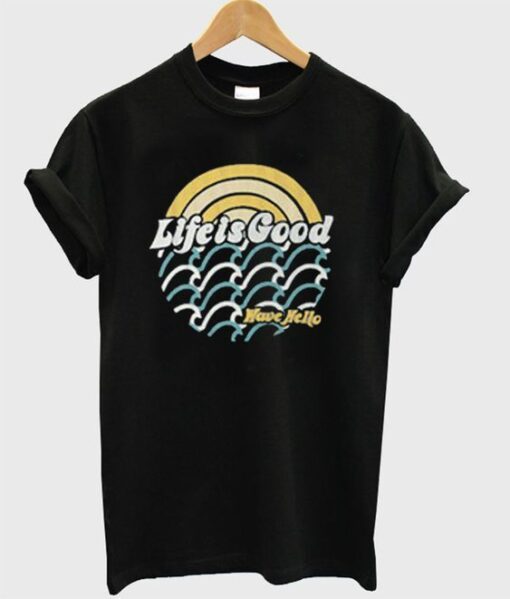 Life Is Good Wave T-Shirt ZNF08