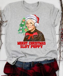 Merry Christmas Slut Puppy T-Shirt ZNF08
