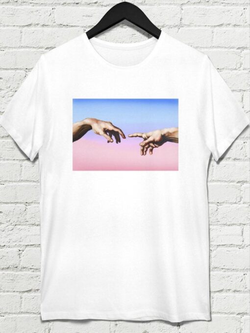 Michelangelo T-shirt,The Creation of Adams Tee