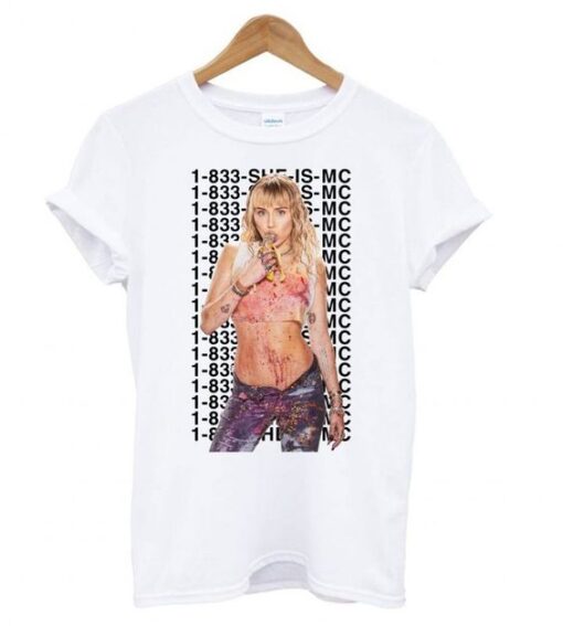 Miley Cyrus She Is Coming T shirt ZNF08