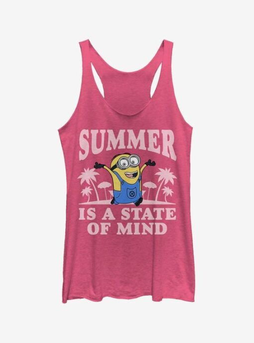 Minion Summer State of Mind Girls Tank Top ZNF08