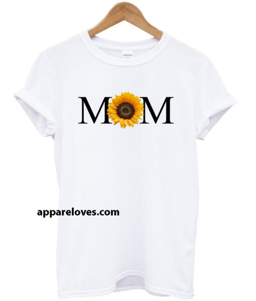 Mom Sunflower t shirt thd