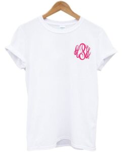 Monogrammed T shirt ZNF08