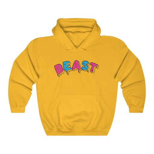 Mr Beast Frosted Beast(2side)Unisex Heavy Blend™ Hooded Sweatshirt