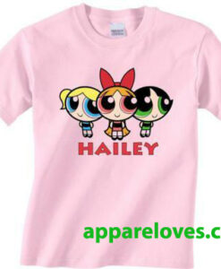 NEW PERSONALIZED THE POWERPUFF GIRLS PINK T SHIRT THD