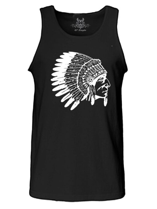 New Graphic Printed Native American Tank Top