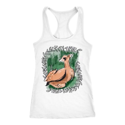 Next Level 'Resting Deer' Women's TANK TOP ZNF08
