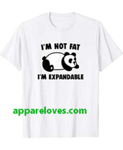 Not Fat Expandable Panda Bear T-Shirt thd
