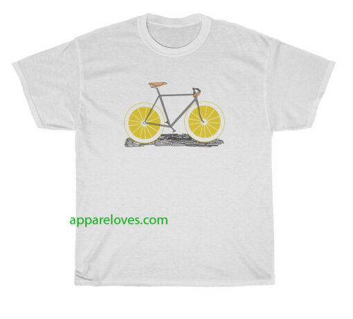 Old Bicycle Print T Shirt thd
