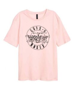 Pink Guns N Roses T-shirt NZF08