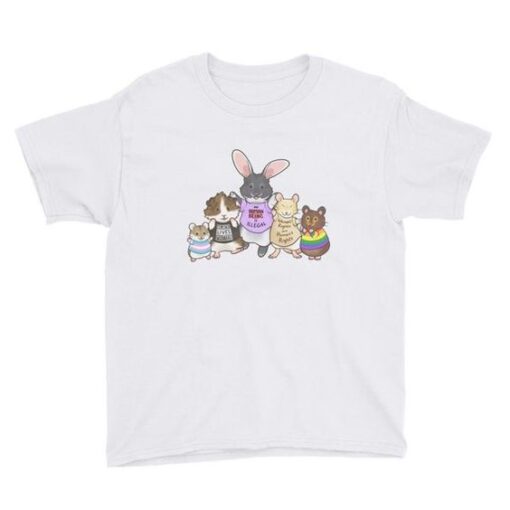 Pipsqueaks for Human Rights Youth Short Sleeve T-Shirt ZNF08