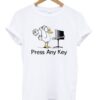 Press any key duck t-shirt DAP