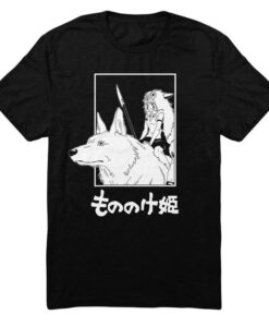 Princess Mononoke Tee Inspired by the anime - Hayao Miyazaki - Anime Tee - Studio Ghibli Shirt - Japanese Tee