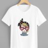Pullovers White Length Figure T-Shirt ZNF08