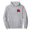 Red Rose Pullover GREY Hoodie THD