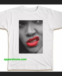Rihanna lips T-shirt thd