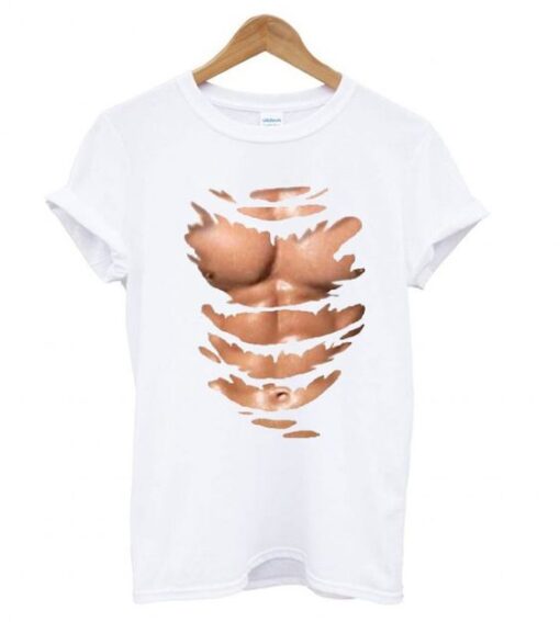 Six Pack Muscle T shirt ZNF08