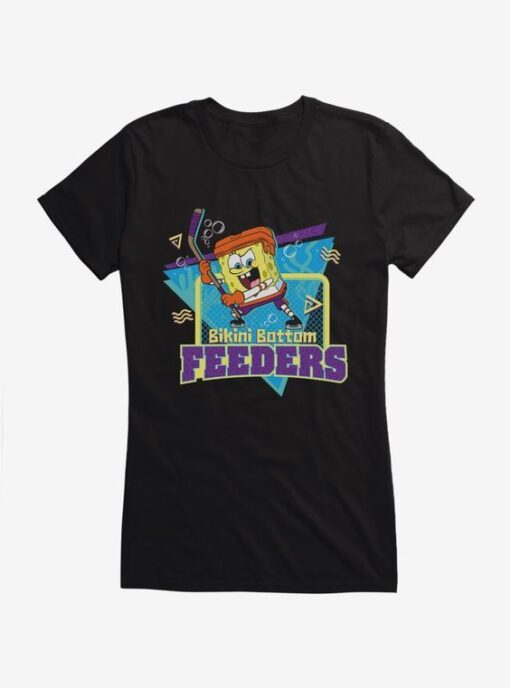 Sponeboob Hockey Goal Girls T-Shirt ZNF08