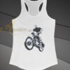 Steve Mcqueen Hand screen-printed tanktop