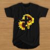 Sunflower Christian Cross T-SHIRT DAP