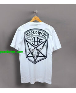 THRASHER HUF WORLDWIDE t shirt (back) thd