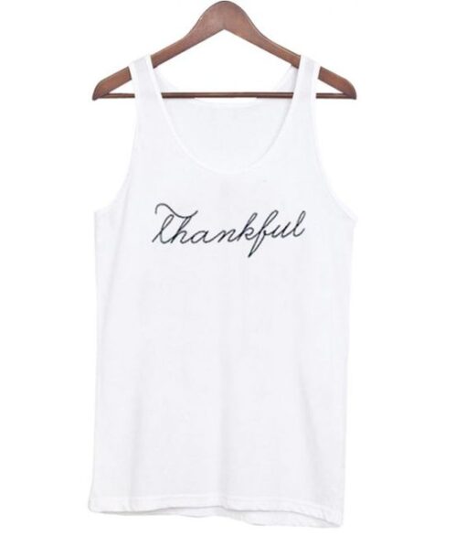 Thankful tank top ZNF08