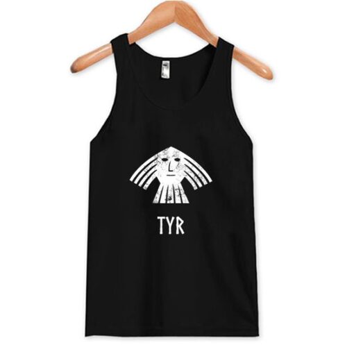 Tyr Norse Viking God Vintage Distressed Tank Top ZNF08