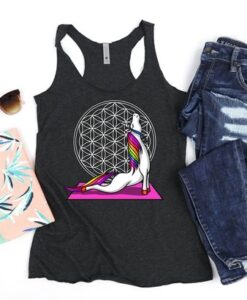 Unicorn Yoga Womens Tank Top ZNF08