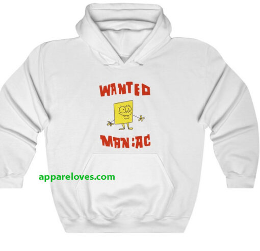 Wanted Maniac SpongeBob Hoodie thd