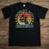 World's Best Boxing Dad T-shirt for Men, Vintage Funny Boxer Father's Day Gift Tshirt, Boxing Gloves Graphic Tee Shirt