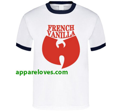 Wutang French Vanilla Hip Hop Music Ice Cream T Shirt RING THD