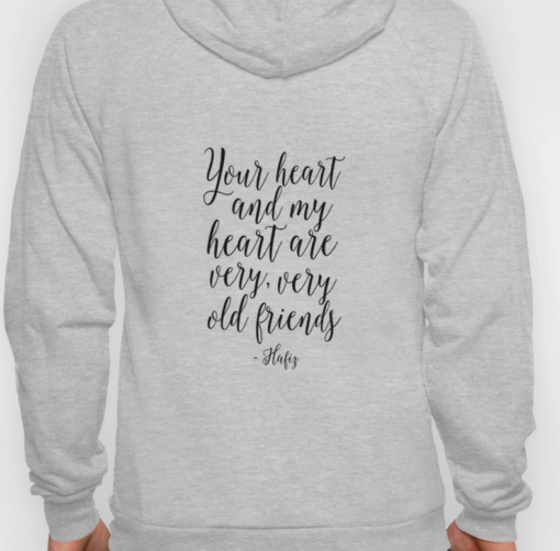 YOUR HEART AND MY HEART (BACK)HOODIE THD