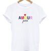 amour paris t-shirt ZNF08