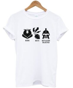 bears beets battlestar galaction t-shirt ZNF08