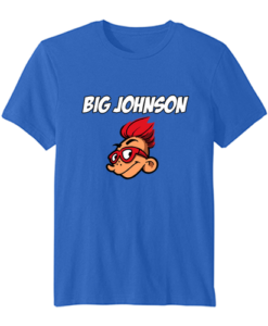 big johnson tshirt blue TSHIRT ZNF08