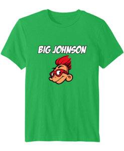 big johnson tshirt green ZNF08