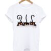 black cat prints t shirt ZNF08